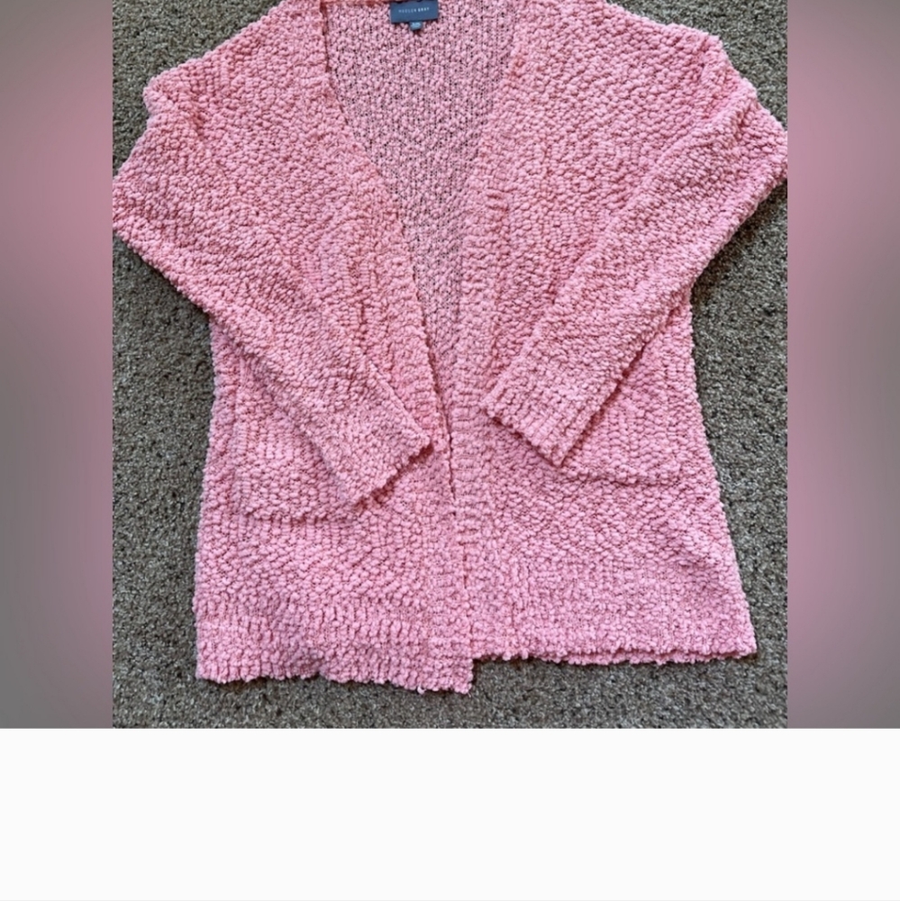 Small/Med Pink Popcorn Cardigan